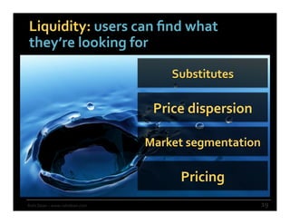 3 keys of gaining initial traction
19Rishi Dean – www.rishidean.com
 Adoption
 Liquidity
 Pricing
 