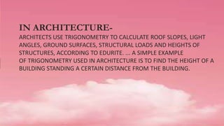 Trigonometry Building Example TRIGNOMETRY PROJECT | PPTX