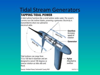 Tidal Stream Generators
 