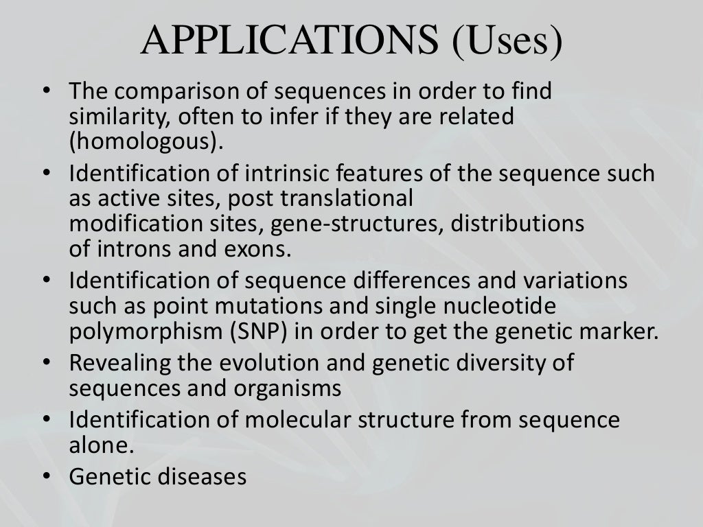 SEQUENCE ANALYSIS