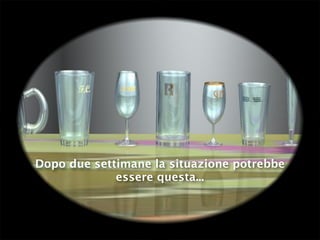 Dopo due settimane la situazione potrebbe
             essere questa...
 