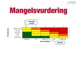 Mangelsvurdering
 