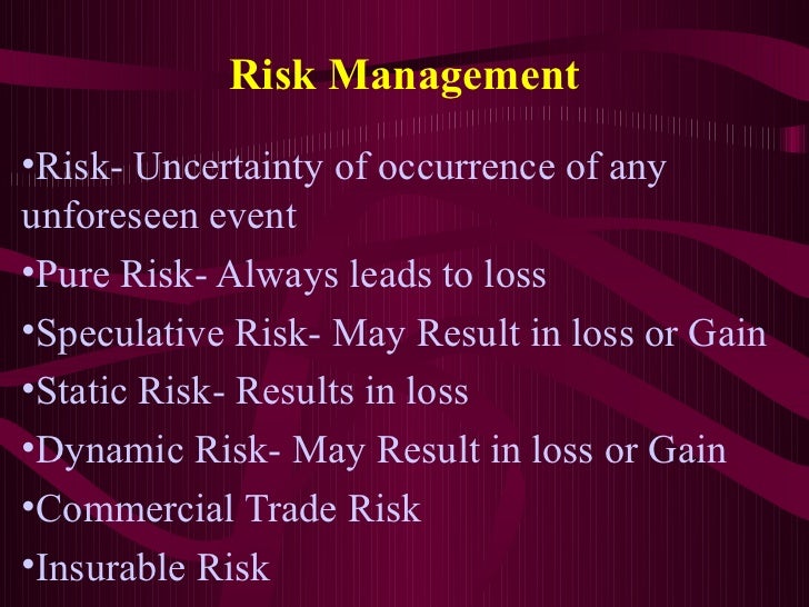 Risk