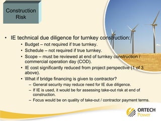 Managing Technical & Project Risks on Small Renewable Energy Projects ...