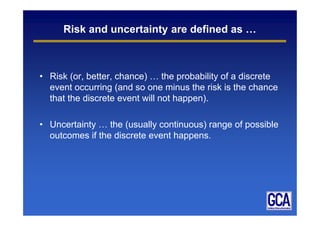 Risk assessment and portfolio management | PDF