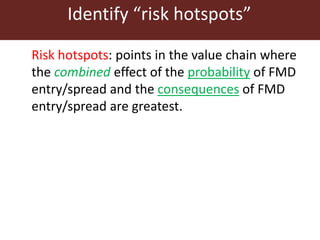 Combining risk assessment and value chain frameworks