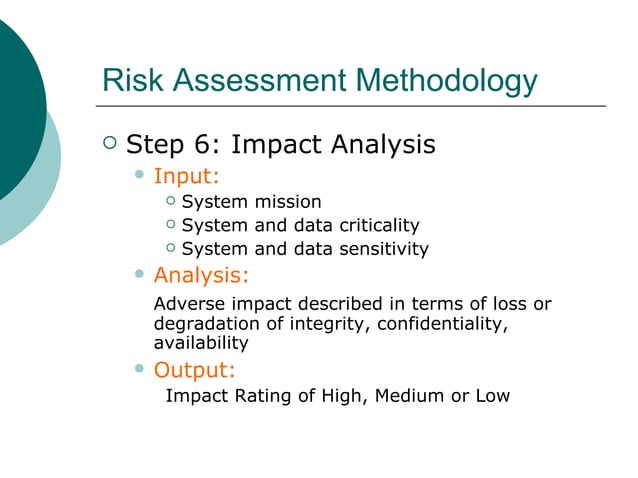 Risk Assessment Process NIST 800 30 PPT