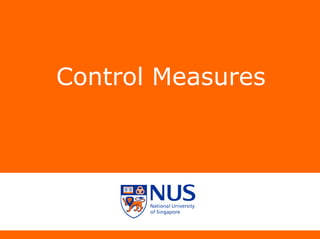 Control Measures
 