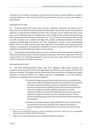 Risk based-approach-banking-sector | PDF
