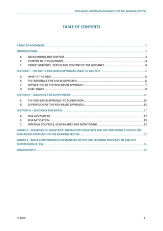 Risk based-approach-banking-sector | PDF