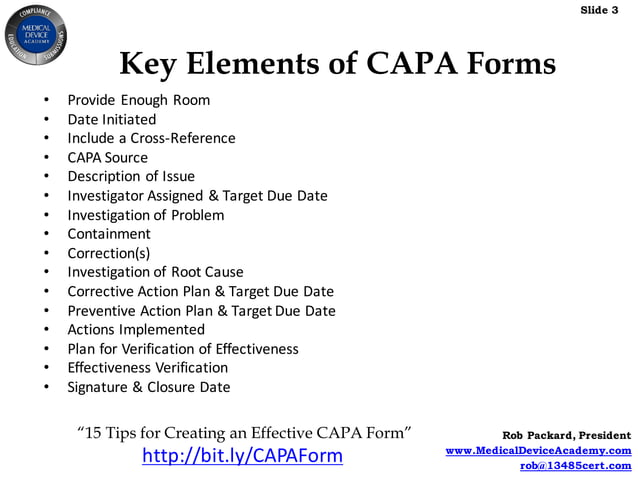 How to Create a Risk-Based CAPA Process | PDF | Business | Business and ...