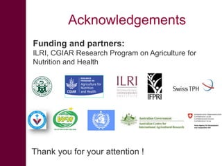 Supporting agriculture and health ministries to implement a national food safety policy based on risk-based approaches