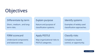 Risk Classification System Examples Comprehensive Risk Management: Classification Frameworks and Practical ...