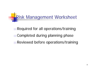 Risk Management