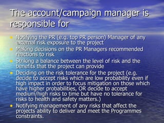 Risk Management for Online PR | PPT