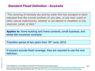 Findings of Senate Enquiry “Recent trends in and
preparedness for extreme weather events”, August 2013

Paul Mahony 2013

...