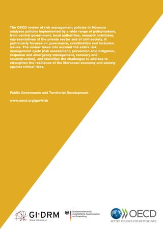 Improving the Management of Major Risks in Morocco - OECD Key Findings ...