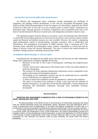 Improving the Management of Major Risks in Morocco - OECD Key Findings ...