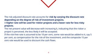 Discount Rate Problem Example Risk Adjusted Discount Rate- Meaning, Example and Problems | PPTX