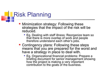 Plan Reduces Risk Risk analysis | PPT