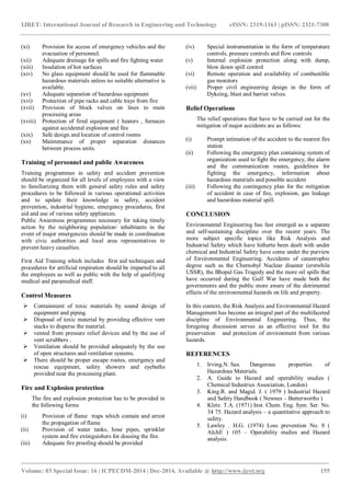Risk analysis and environmental hazard management | PDF