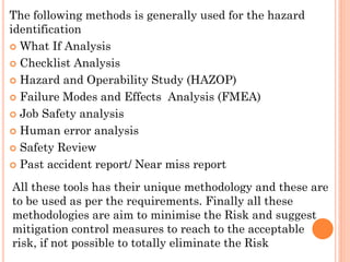 Comprehensive Risk Analysis and Management Techniques for Safety | PDF