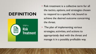 Risk analysis and treatment report risk analysis | PDF | Business ...
