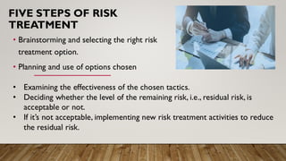 Risk analysis and treatment report risk analysis | PDF | Business ...