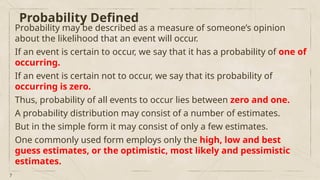 Zero Probability Risk Analysis in Capital Budgeting- Expected Net Present Value | PPTX