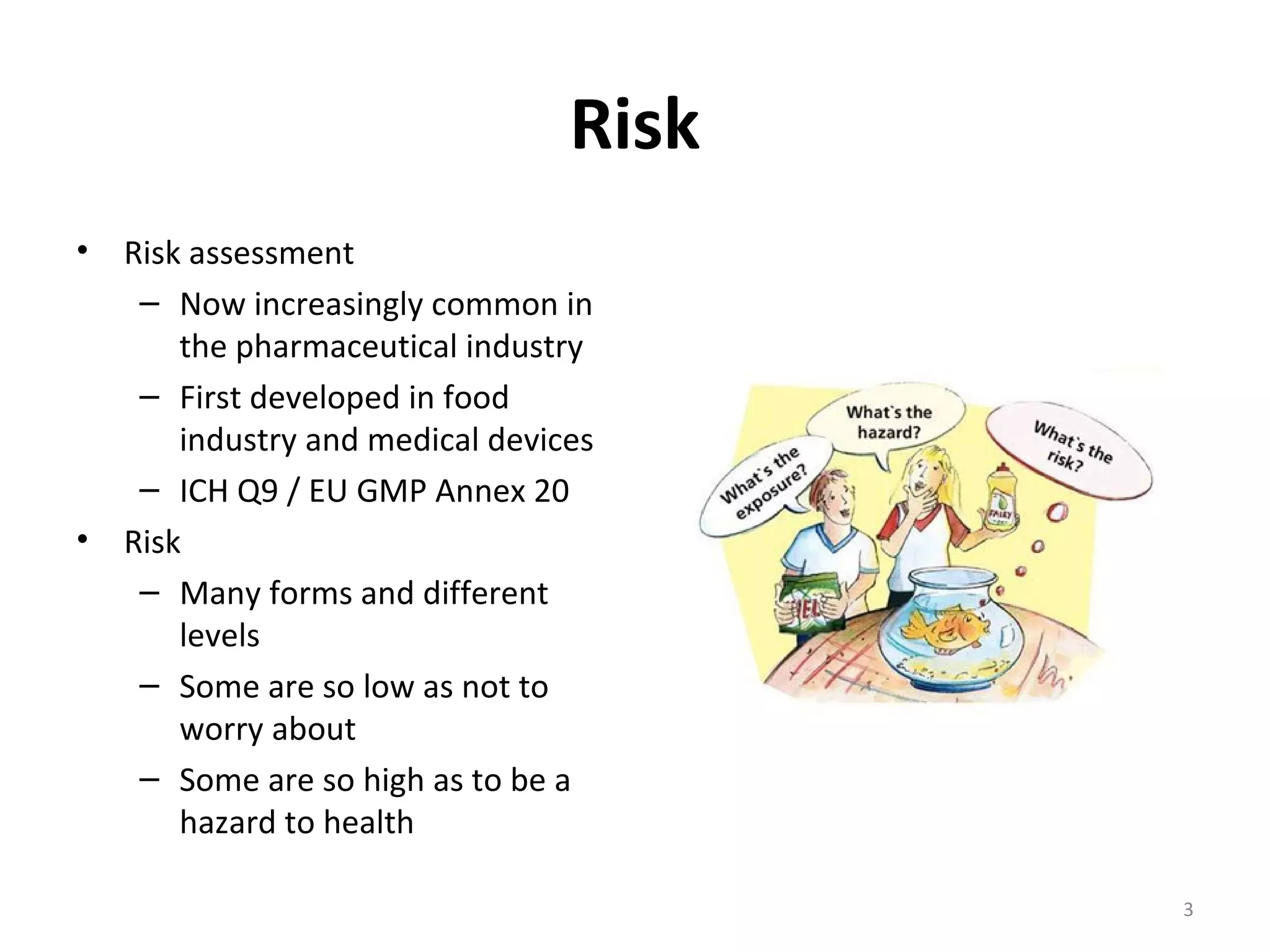 Risk analysis in sterile operation | PPT