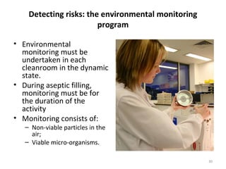 Environmental Laboratory Risk Detectability Risk analysis in sterile operation | PPT