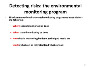Environmental Laboratory Risk Detectability Risk analysis in sterile operation | PPT