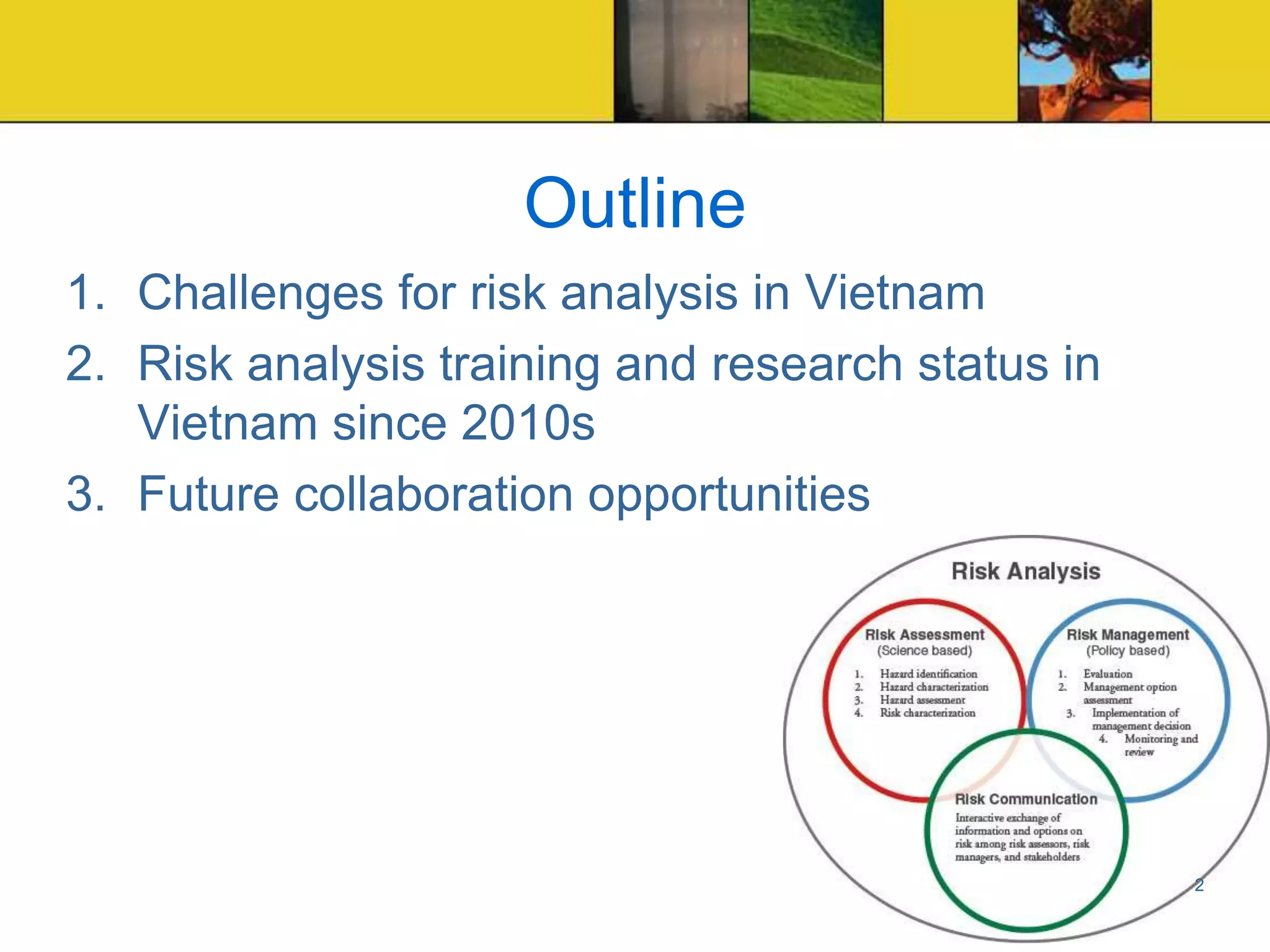 Risk analysis in Vietnam: Current status and ways forward | PPTX