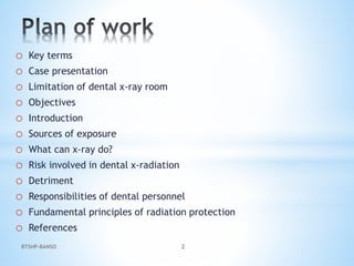 Risk and management involed in radiographic imaging in cbc dental ...