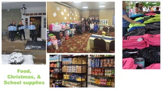 Food,
Christmas, &
School supplies
 