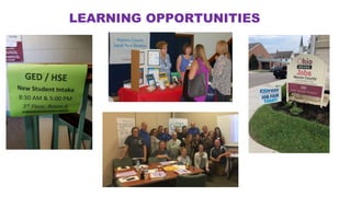 LEARNING OPPORTUNITIES
 