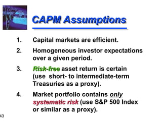 Proxy Income In Risk Model risk and return calculation stock portfolio | PPT