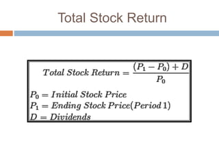 Return Relative Risk and Return | PPTX