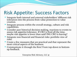 Risk appetite | PDF