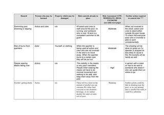 Risk assement | DOC