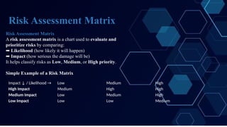 Simple Low Risk Risk Assesment (this is software notes).pptx