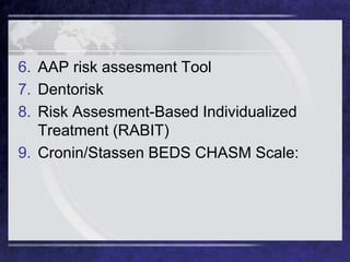 Risk assessment in periodontology | PPTX