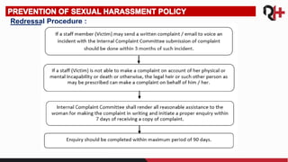 Redressal Procedure :
 