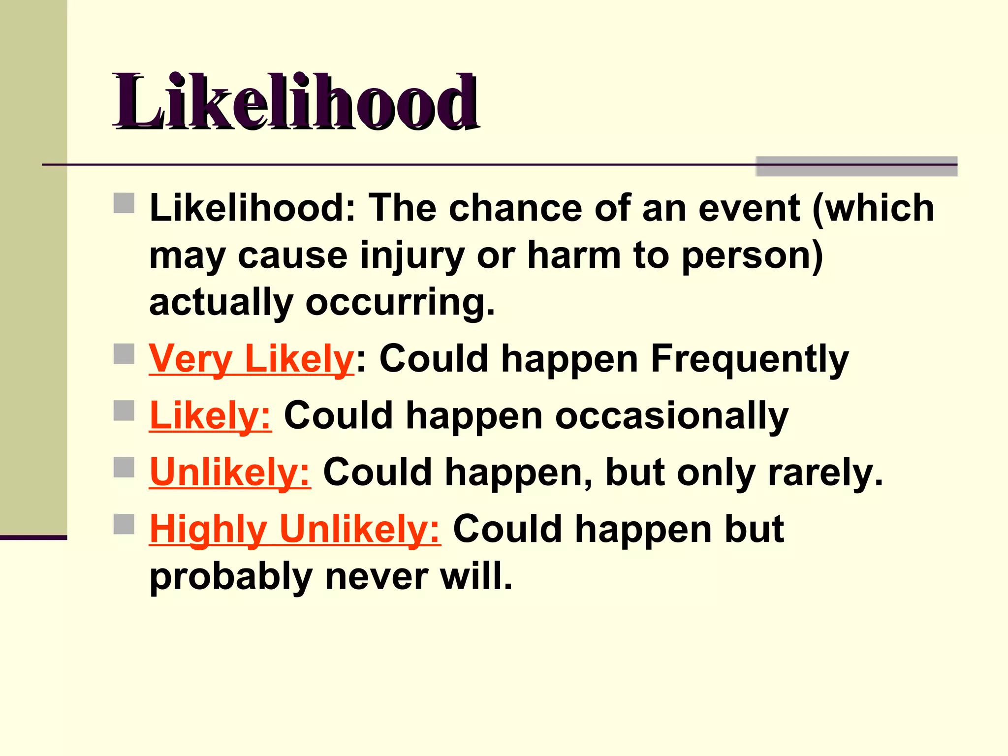 Risk assessment | PPT