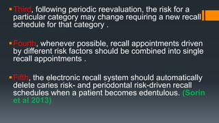 Recall Risks Risk assessment | PPTX