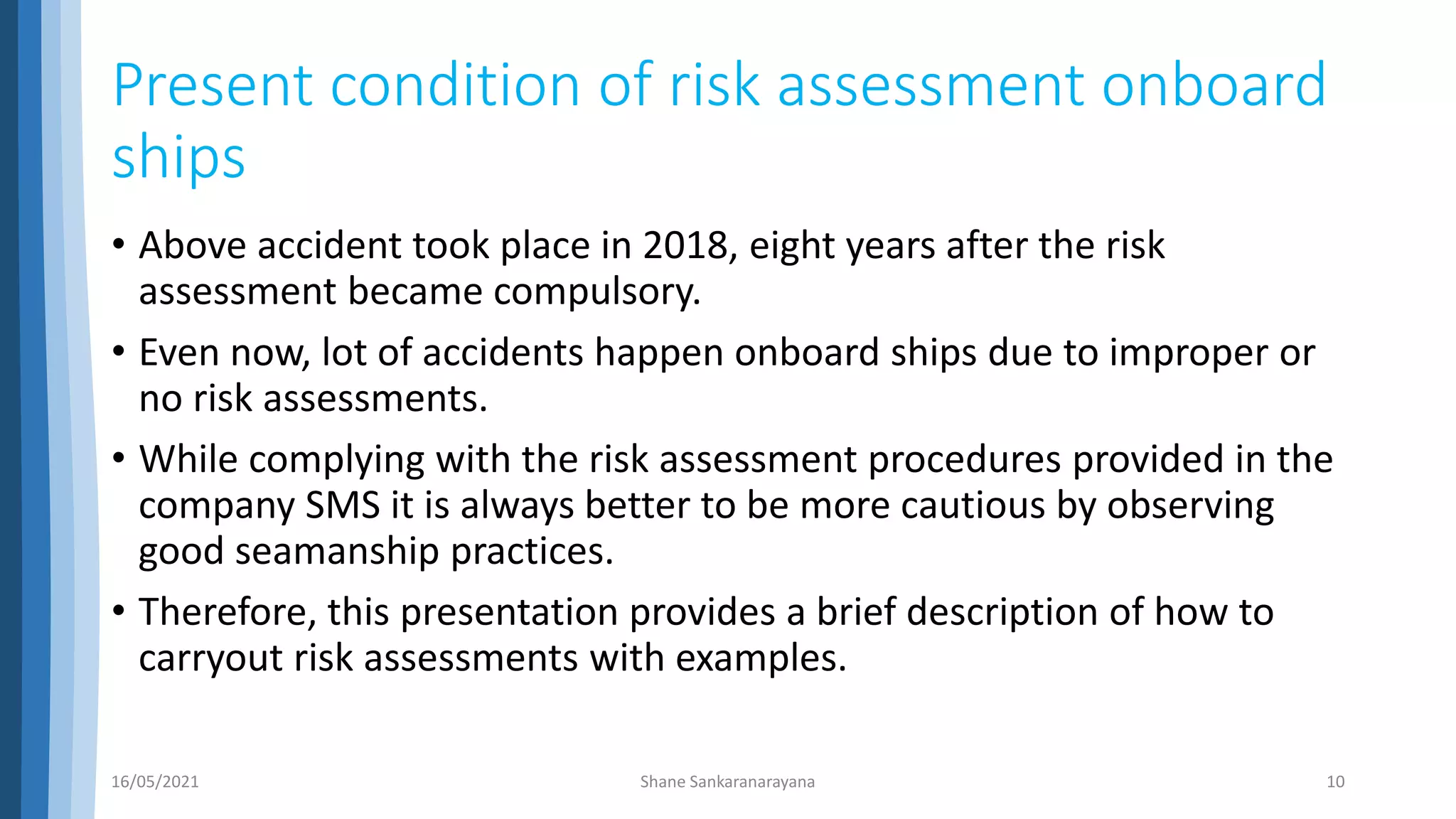 Risk assessment for junior officers onboard merchant ships | PDF