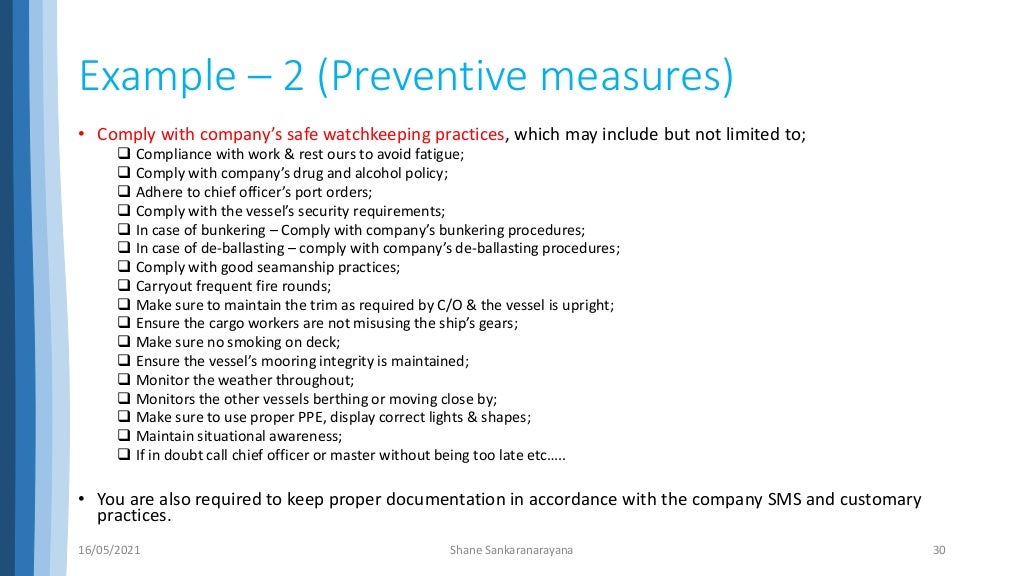 Risk assessment for junior officers onboard merchant ships