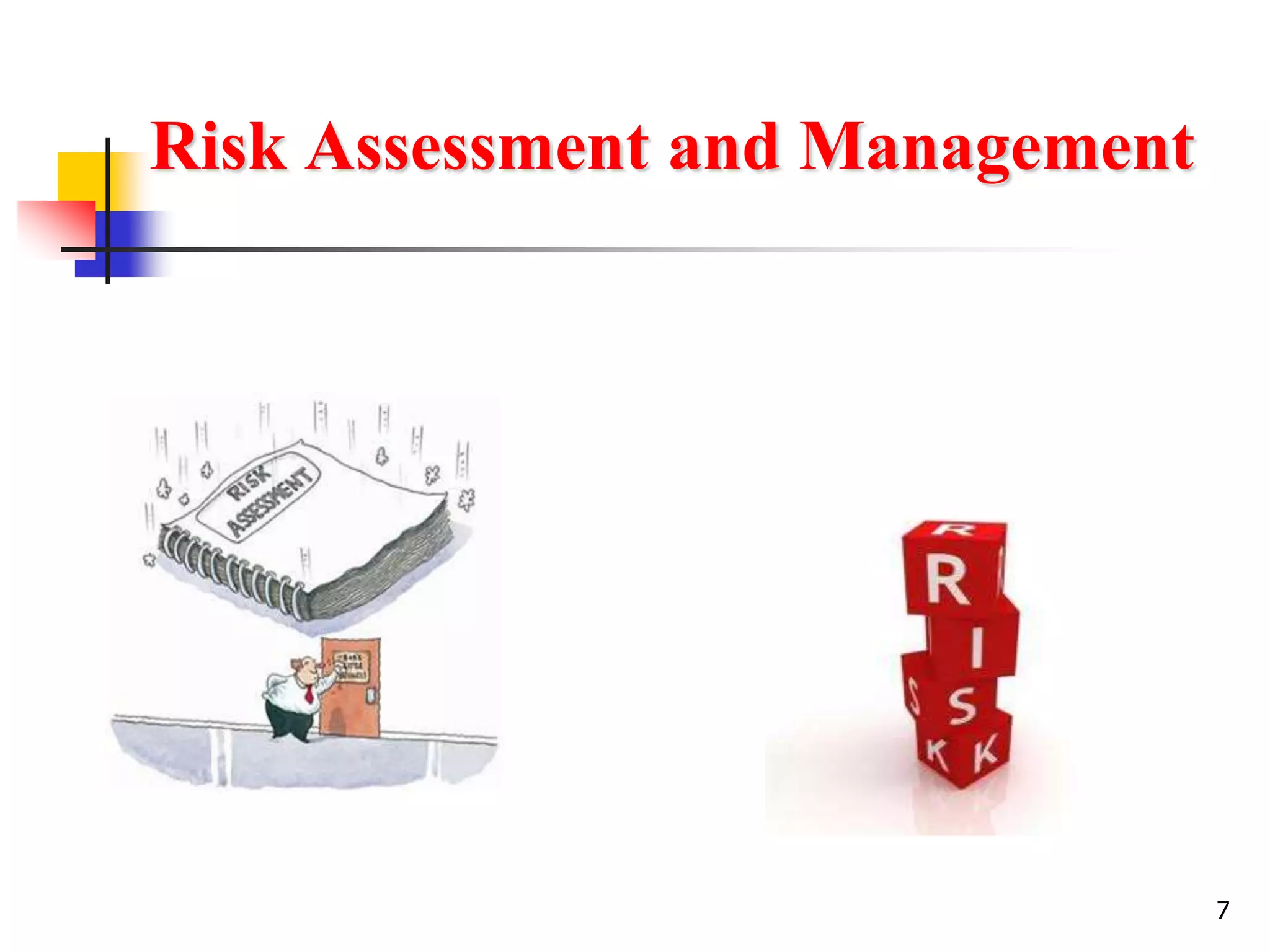 7
Risk Assessment and Management
 