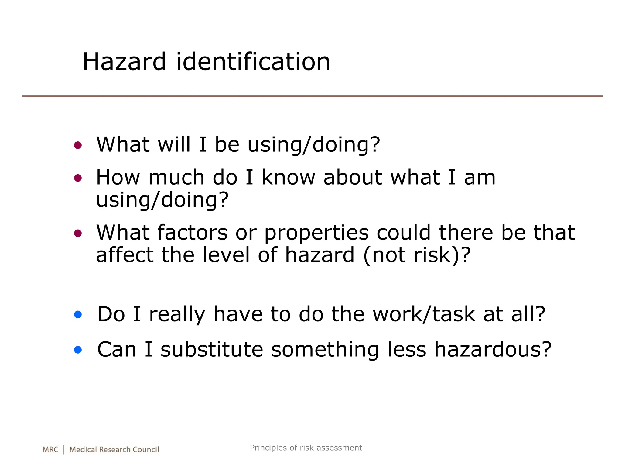 Risk Assessment According to NEBOSH RRC IGC .ppt