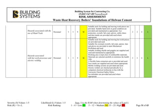 Risk Assessment Documents for ISO 9001 machine | PDF